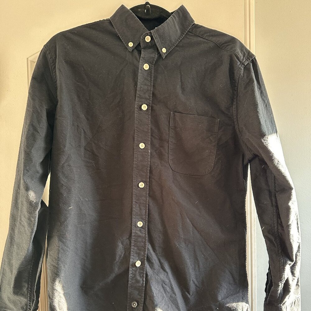 Taylor Stitch The Jack in Black Everyday Oxford